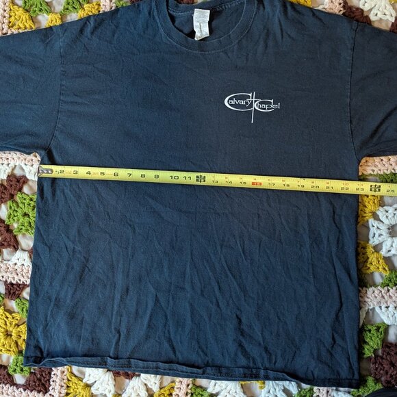 Vintage Walking Dead Man Scripture Jesus Tee XL Romans 6:11 Longsleeve Shirt - Picture 4 of 5